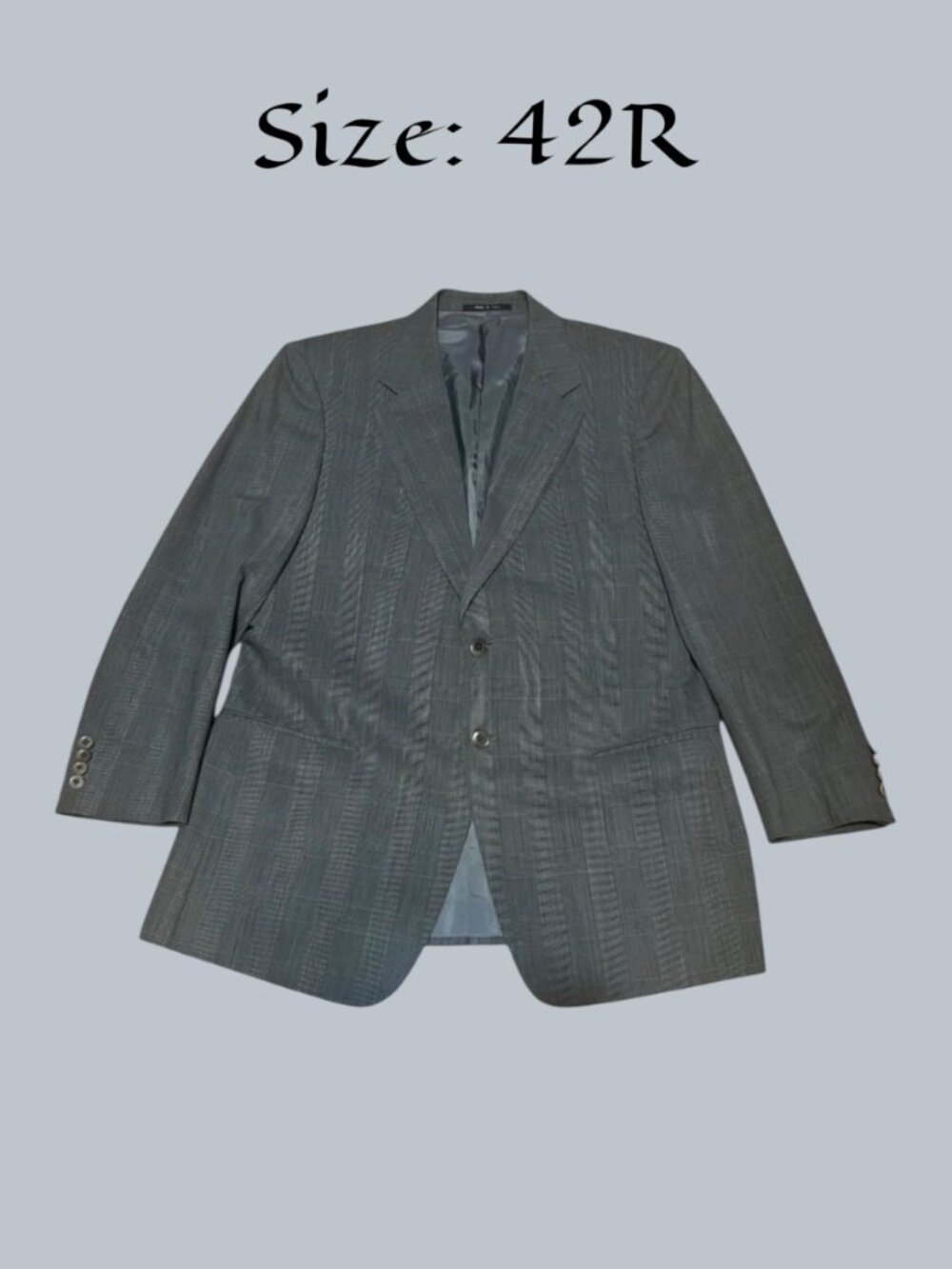 Armani Collezioni Grey Sports Jacket/Formal Jacket - Italian Made